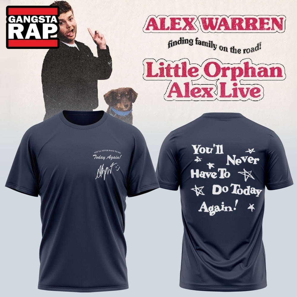 Alex Warren’s Little Orphan Alex Tour 2026 Limited Edition Hoodie T-Shirt