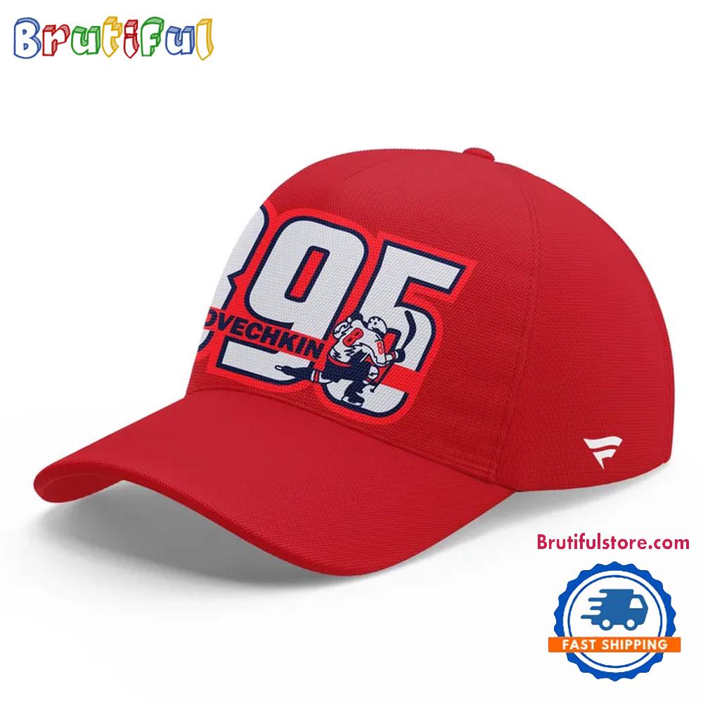 Alexander Ovechkin Washington Capitals NHL All-Time Leading Goal Scorer Cross Sticks Cap