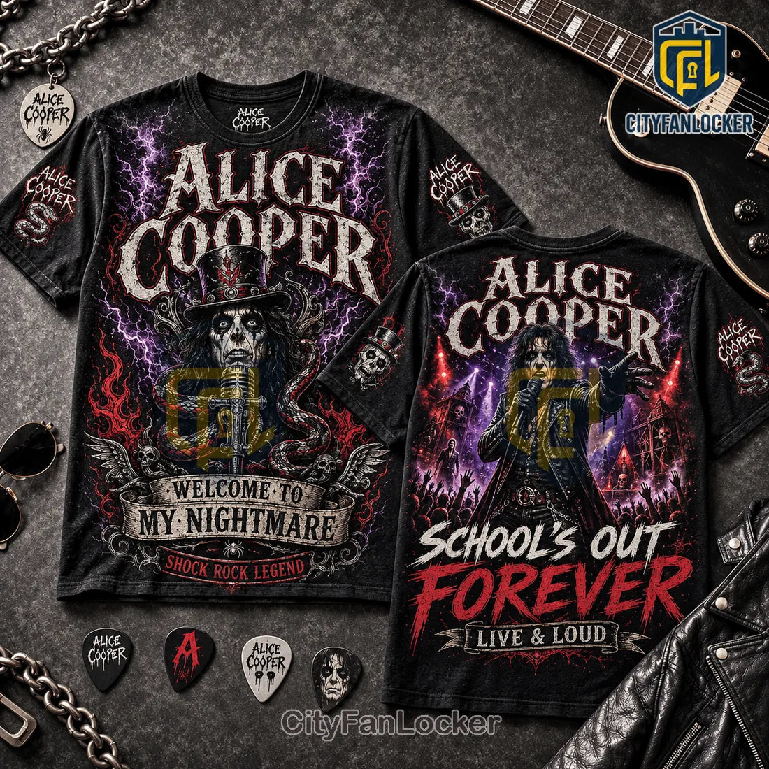 Alice Cooper Welcome To My Nightmare T-Shirt