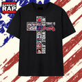 All I Need Is A Little Bit Of Braves And A Whole Lot Of Jesus Faith Graphic T Shirt