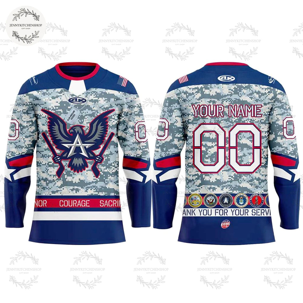 Allen Americans x Military Appreciation Night 2025 Hockey Jersey