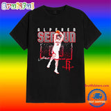 Alperen Sengun Houston Rockets Shattered Signature T Shirt