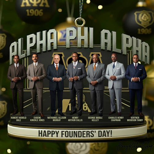 Alpha Phi Alpha Happy Founder Day Ornament