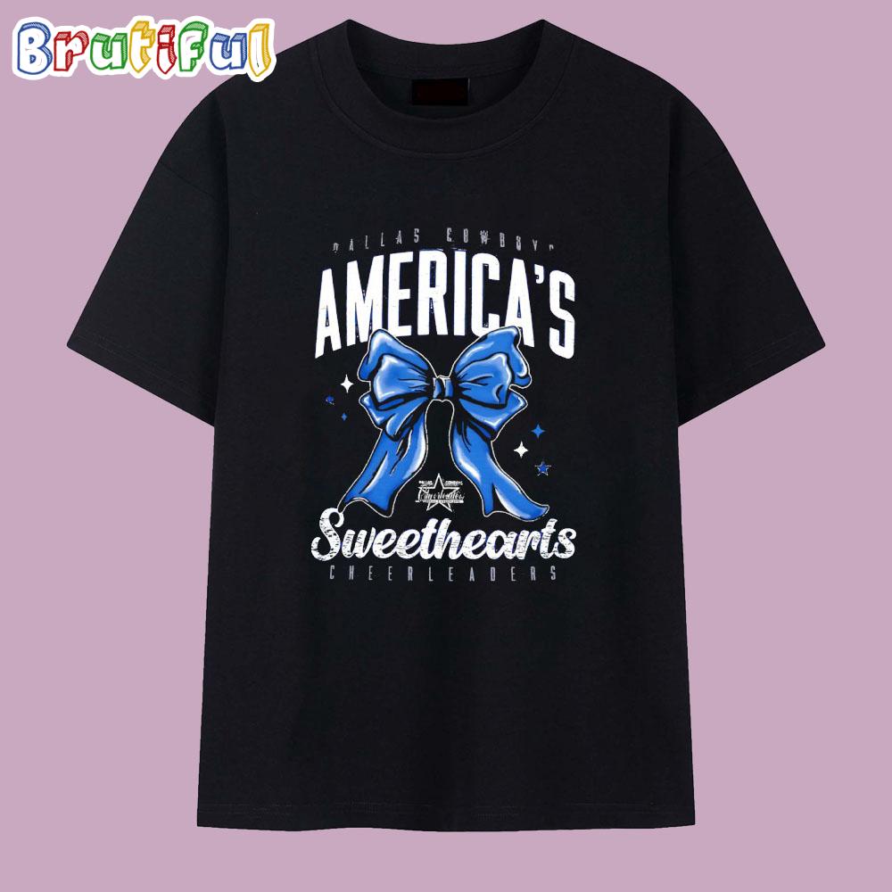 America’s Sweethearts Dallas Cowboys Cheerleaders Bow T Shirt