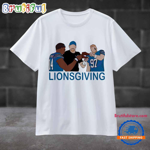 Amon Ra St Brown Aidan Hutchinson Lionsgiving T Shirt