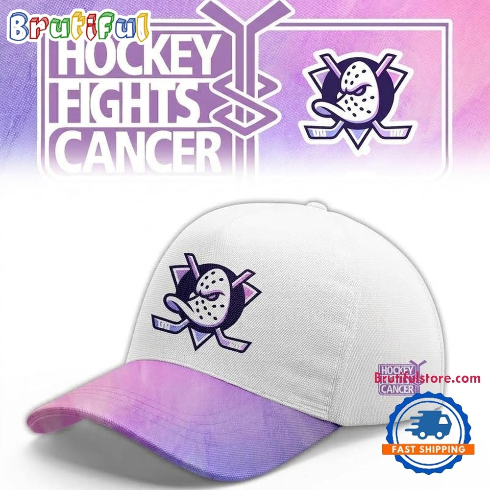 Anaheim Ducks Hockey Fights Cancer Limited Edition 2026 Cap