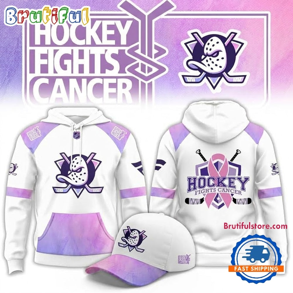 Anaheim Ducks Hockey Fights Cancer Limited Edition 2026 Hoodie