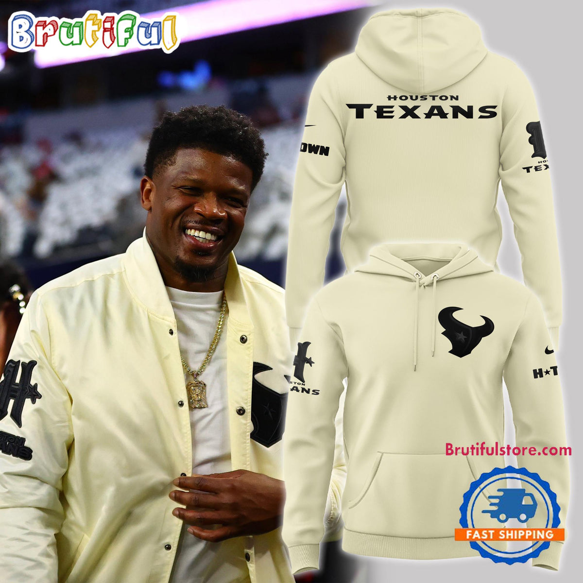 Andre Johnson Houston Texans Limited Edition Hoodie Shirt