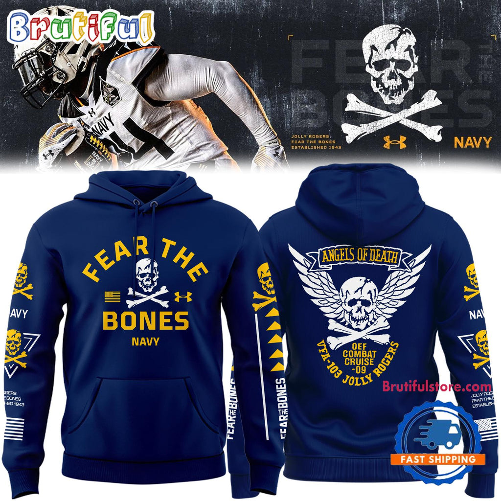 Angel Of Death Jolly Rogers Navy Midshipmen 3D Shirt Hoodie T-Shirt