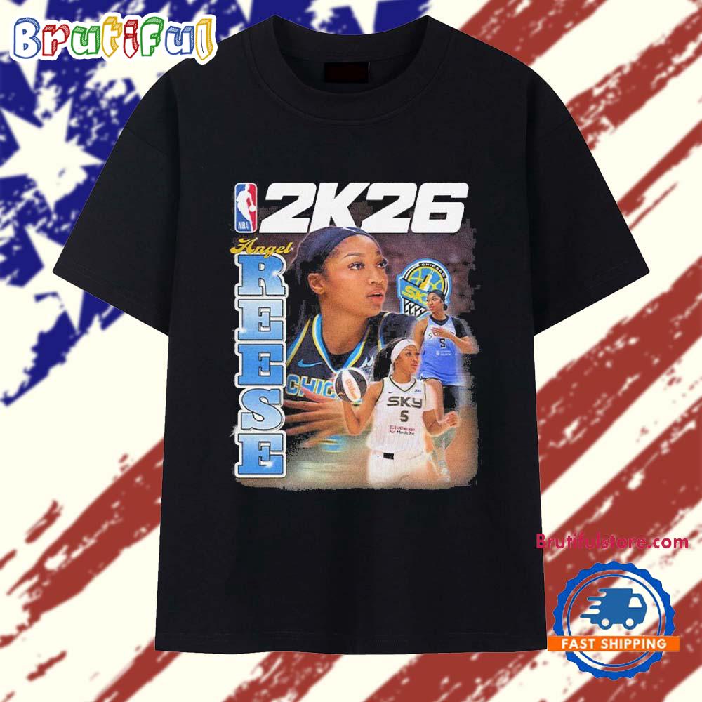 Angel Reese Chicago Sky 2K26 T Shirt
