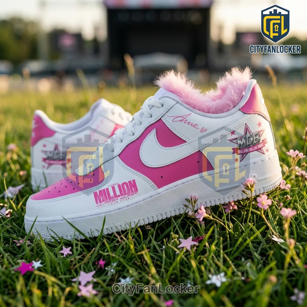 Anna Million Dollar Babe Tour 2026 Custom Air Force 1 Sneakers