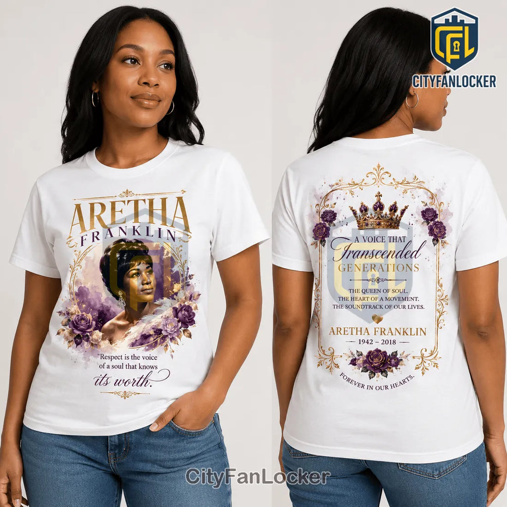 Aretha Franklin Queen Of Soul Soft Cotton Shirt