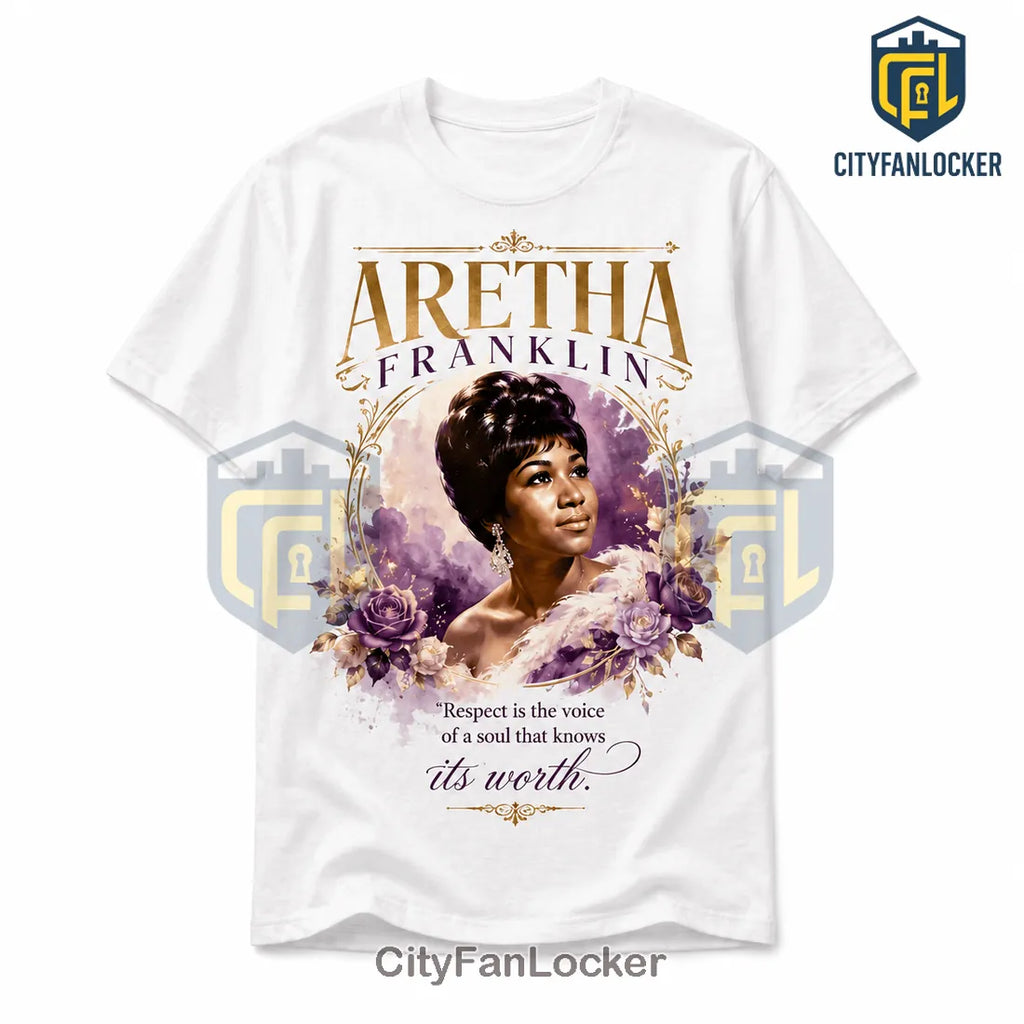 Aretha Franklin Queen Of Soul Soft Cotton Shirt