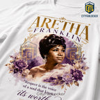 Aretha Franklin Queen Of Soul Soft Cotton Shirt