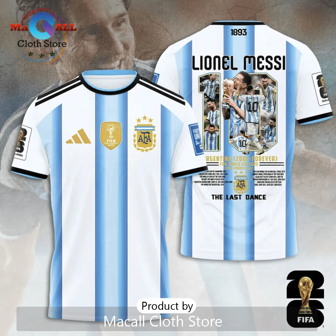 Argentina Messi World Cup Champions Limited Edition Hoodie