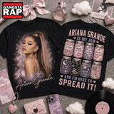 Ariana Grande Is My Jam Songs in Jars Front and Back Hoodie T-Shirt