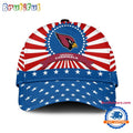 Arizona Cardinals American Flag Pattern Independence Day Baseball Cap