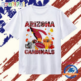 Arizona Cardinals Football Autumn Fall Pumpkin Graphic T Shirt
