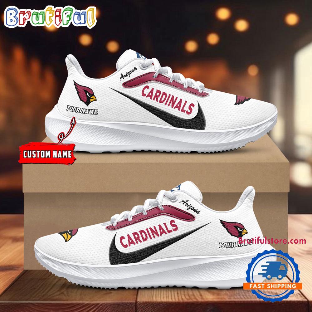 Arizona Cardinals Personalized Lightweight Patch Decor Running Shoes Sneaker