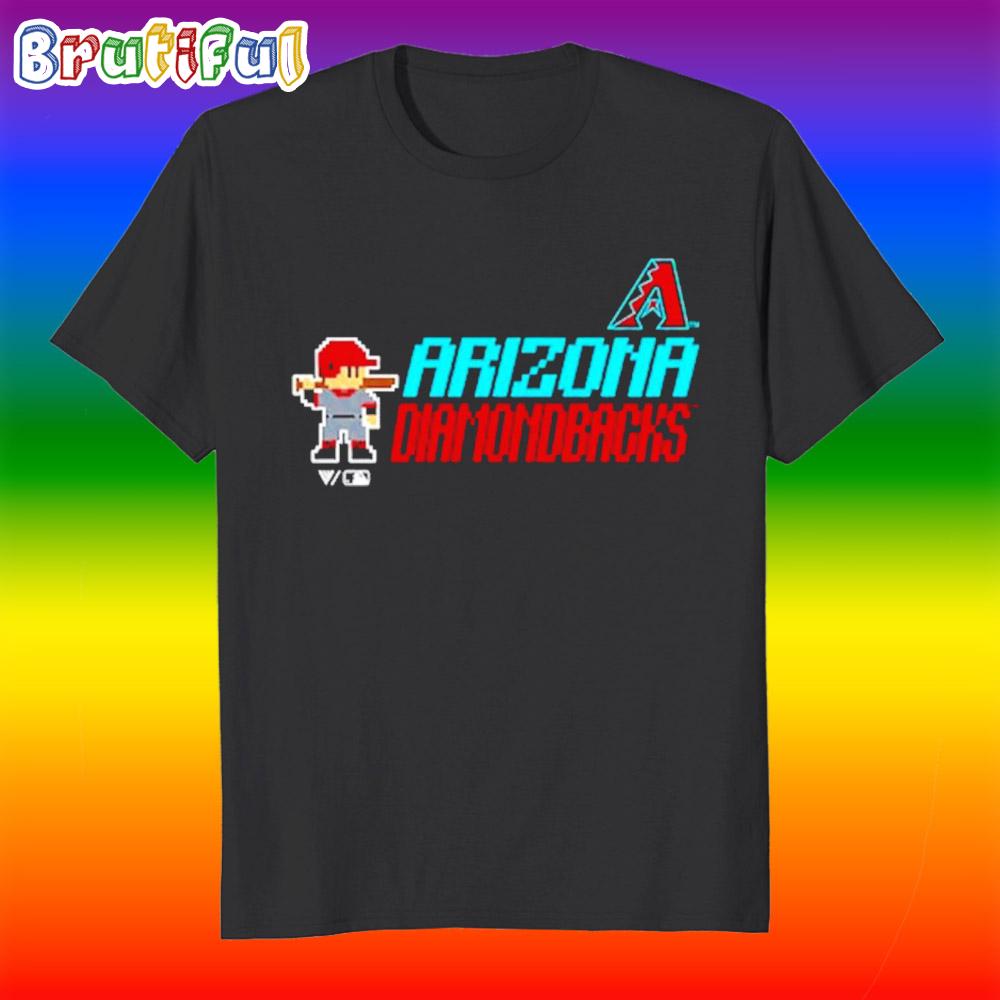 Arizona Diamondbacks Influx 8-bit Baseball Game T Shirt