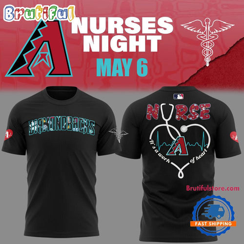 Arizona Diamondbacks NURSES NIGHT 2025 T Shirt