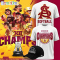 Arizona State Sun Devils 2026 Big 12 Softball Tournament Champions Limited Edition 3D Shirt
