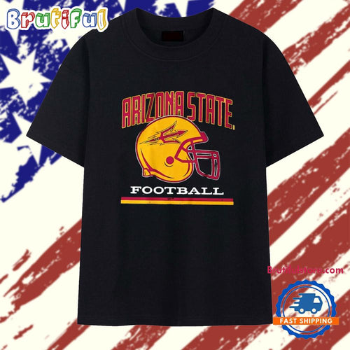 Arizona State Sun Devils Football Helmet Vintage T Shirt