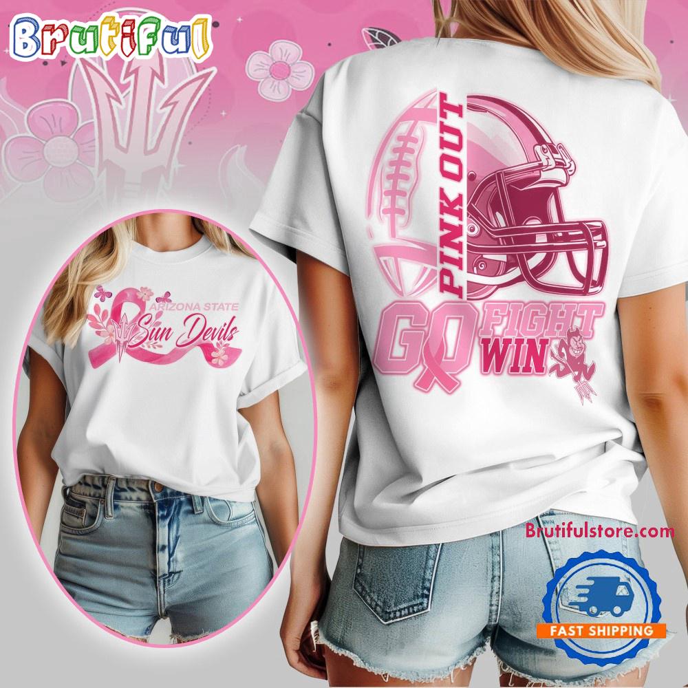 Arizona State Sun Devils Tackle Breast Cancer New Design Unisex T Shirt