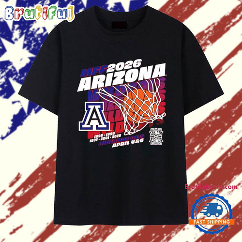 Arizona Wildcats 2026 Men’s Basketball Final Four Bound MFF T Shirt