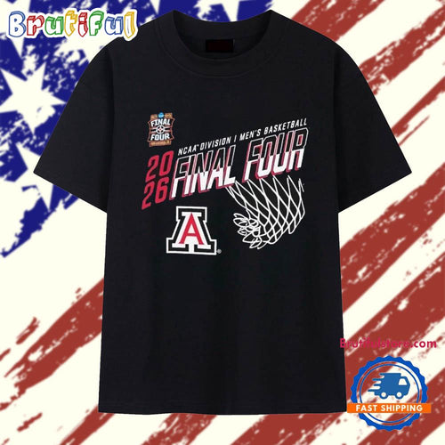 Arizona Wildcats 2026 NCAA Division I Men’s Basketball Final Four Net T Shirt