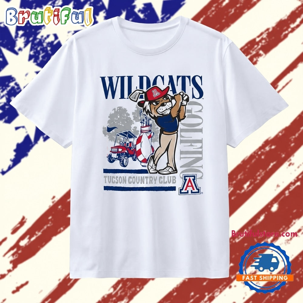 Arizona Wildcats Golfing at Tucson Country Club T Shirt
