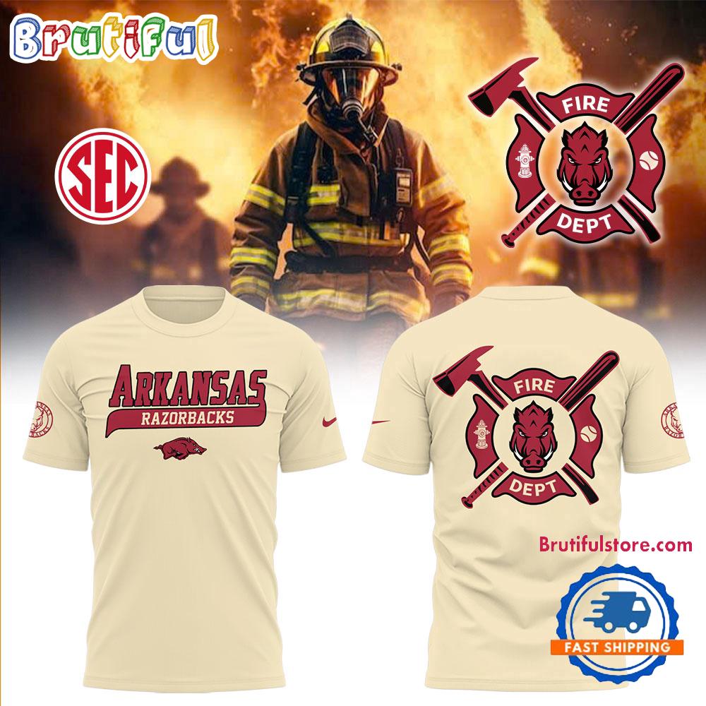 Arkansas Razorback x Firefighter Appreciation Night 3D All Over Print Hoodie T-Shirt