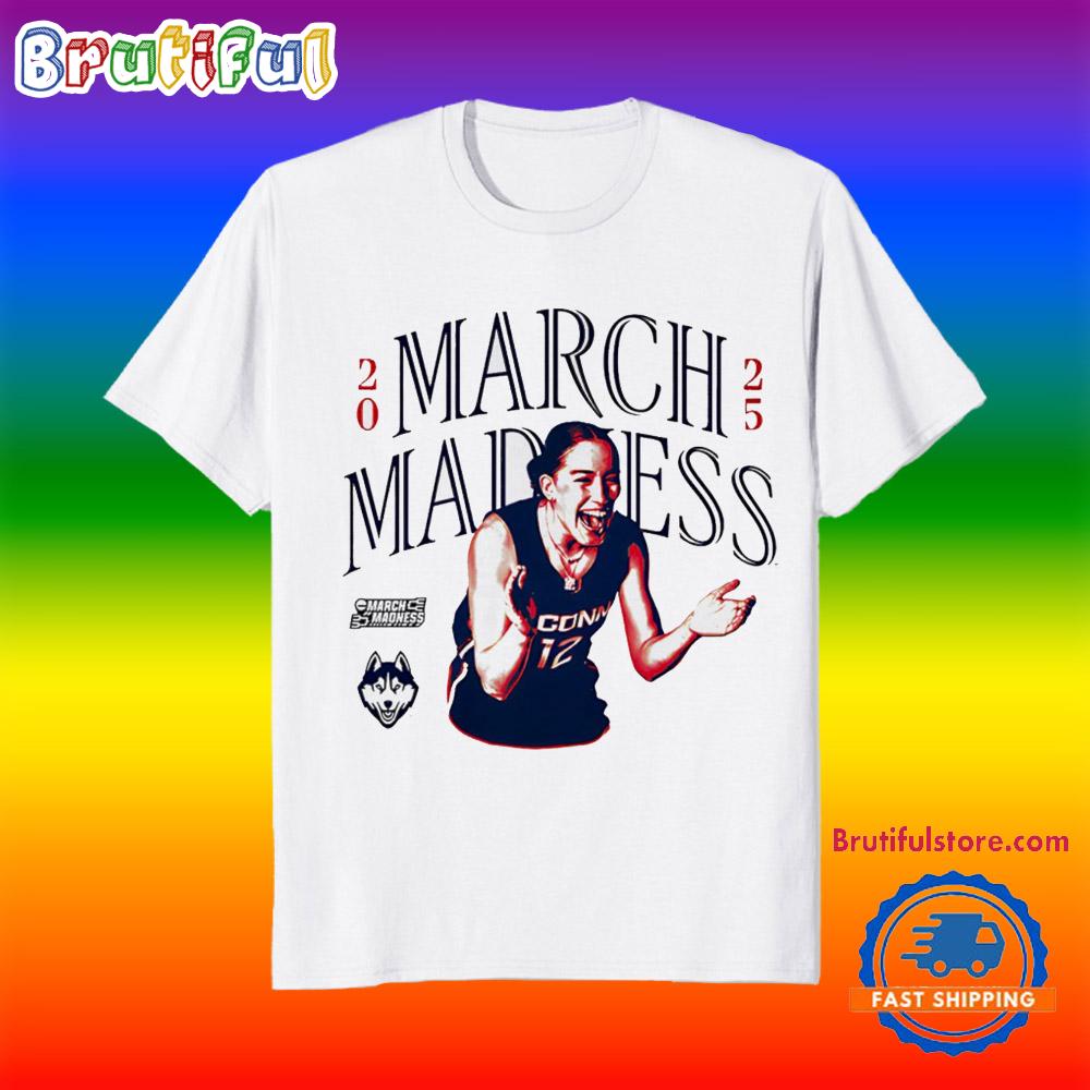 Ashlynn Shade UConn Huskies 2025 March Madness Cartoon T Shirt