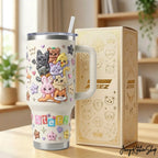 Ateez Beautiful Chibi Teams 2026 Tumbler