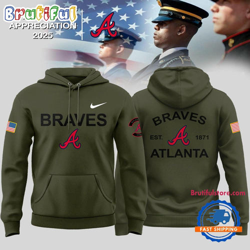 Atlanta Braves 2025 Military Appreciation Limited Edition Hoodie