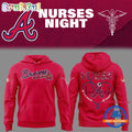 Atlanta Braves Baseball NURSES NIGHT Red Hoodie Shirt