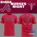 Atlanta Braves Baseball NURSES NIGHT Red T Shirt