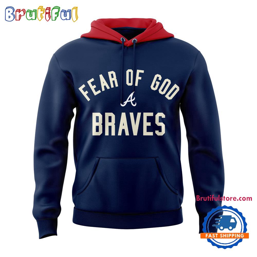 Atlanta Braves Essentials Fear Of God Atlanta Capsule 2025 MLB All-Star Week Hoodie