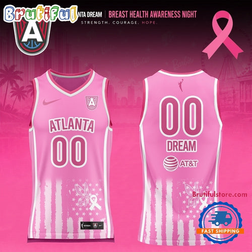 Atlanta Dream 2026 WNBA Breast Health Awareness Night Limited Edition Basketball Jersey