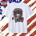 Atlanta Falcons Girl Messy Bun Sunglasses T Shirt
