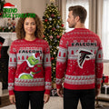 Atlanta Falcons Grinch Santa Ugly Christmas Sweater