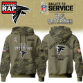 Atlanta Falcons NFL US Veterans Salute To Service 2026 Hoodie Shirt, Football New Design Shirt