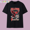 Atlanta Falcons Seventy First Mascot NFL Skull T Shirt