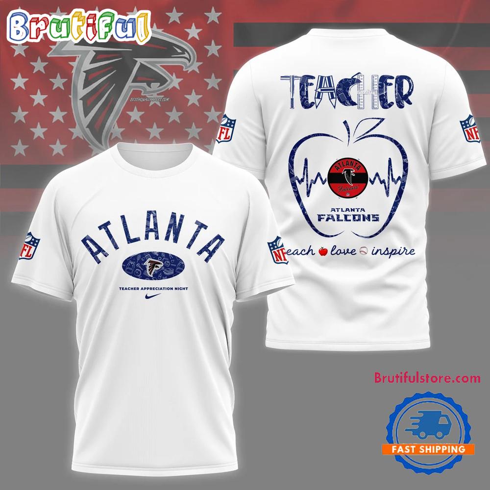 Atlanta Falcons Teacher Appreciation Night 2025 All Over Print Shirt