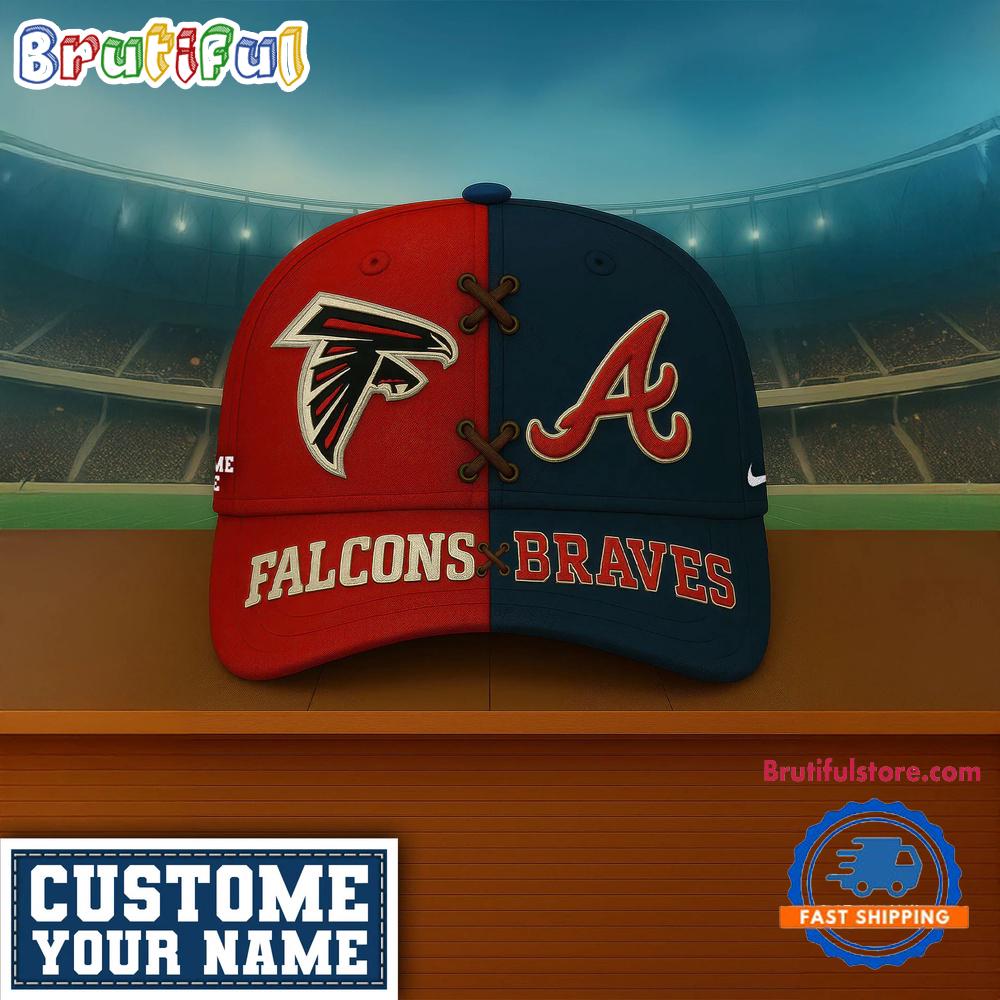 Atlanta Falcons x Atlanta Braves Sporty New Design Baseball Cap