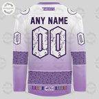 Atlanta Gladiators ”Glads Fight Cancer” 2025 Hockey Jersey