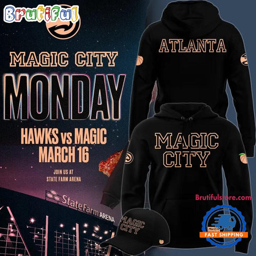Atlanta Hawks Magic City 2026 Limited Edition Black Hoodie Shirt