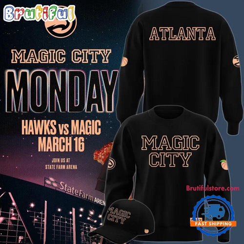Atlanta Hawks Magic City 2026 Limited Edition Black Hoodie T-Shirt