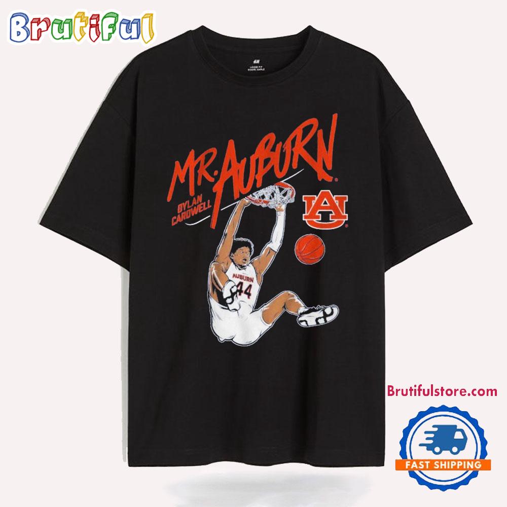 Auburn Basketball Dylan Cardwell Mr. Auburn T Shirts