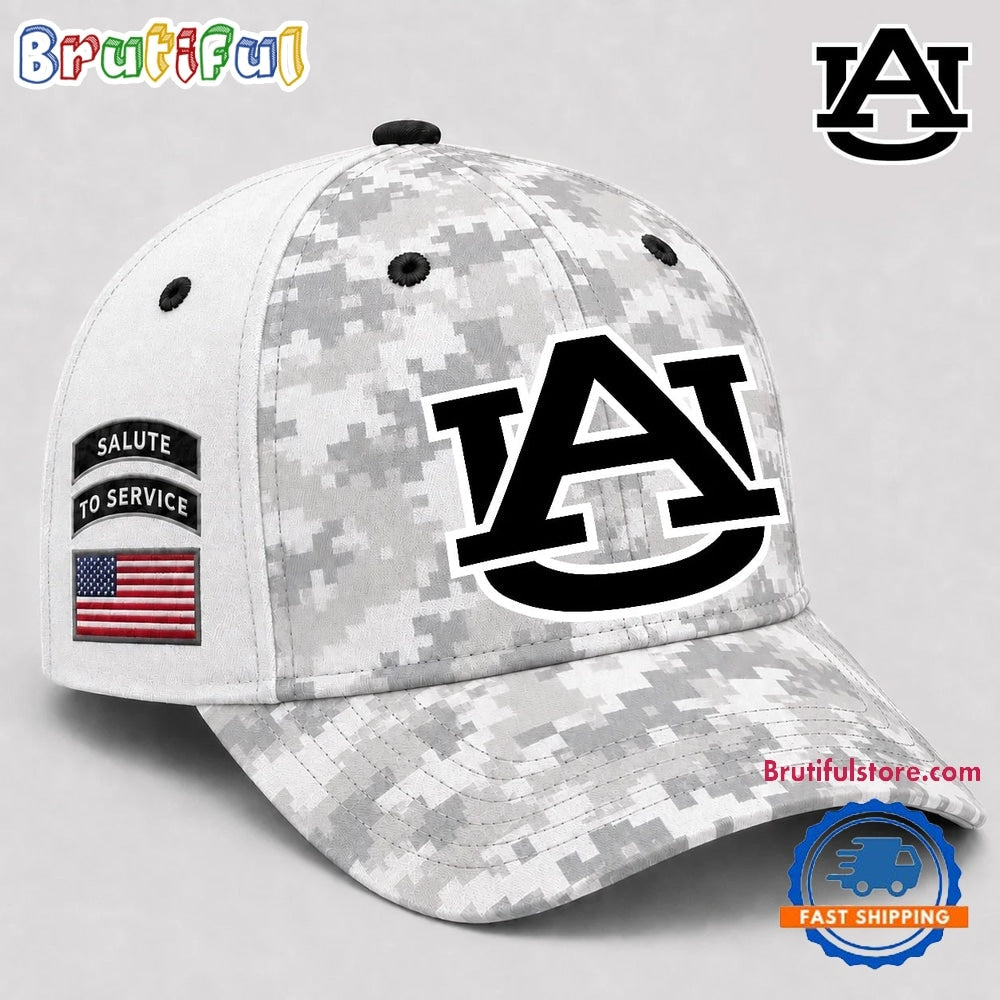 Auburn Tigers 2026 NCAA Veterans Salute To Service Camo Classic Cap